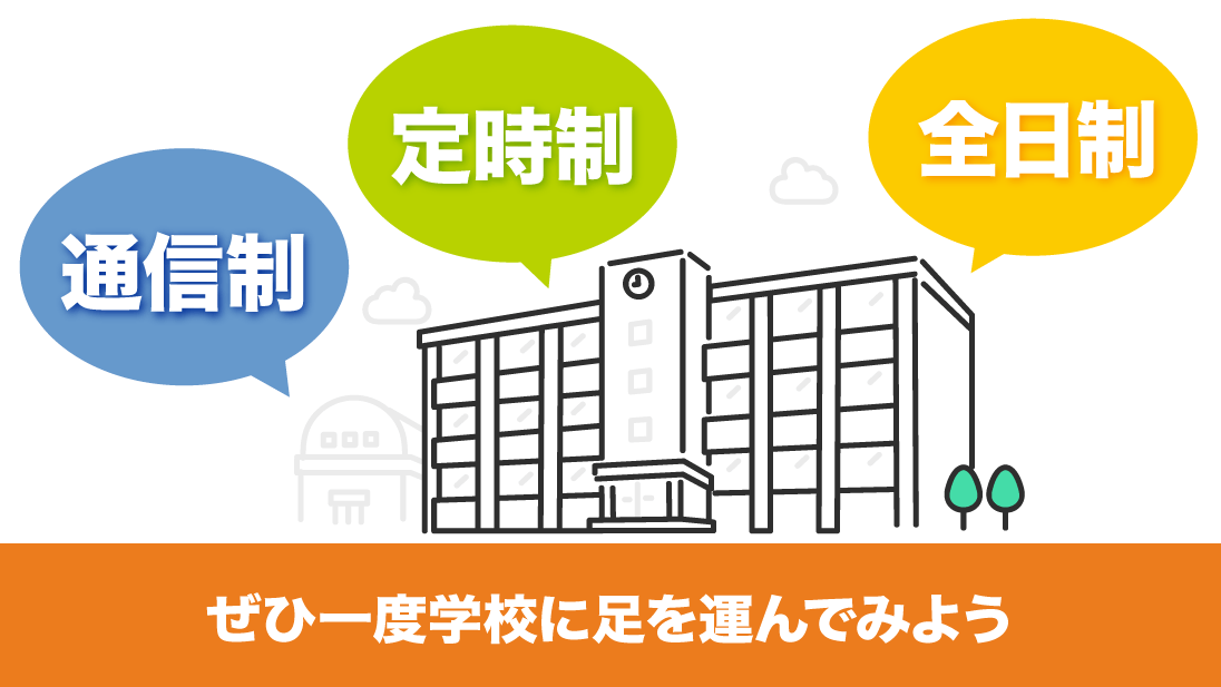 悩んだら学校に足を運んで判断しよう