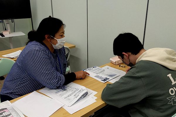 体調に合わせて、登校日と時間を決められる