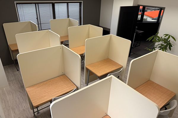 個別指導が中心で自分のペースで取り組める