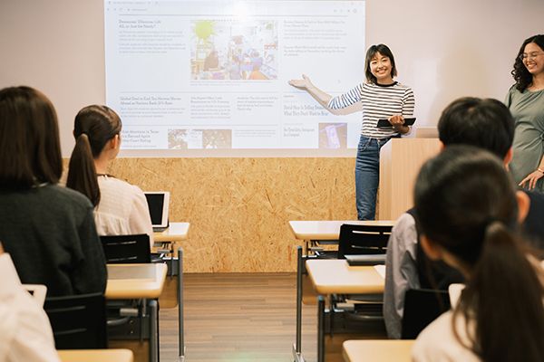 起業、ビジネス、留学コースの学びが活きる