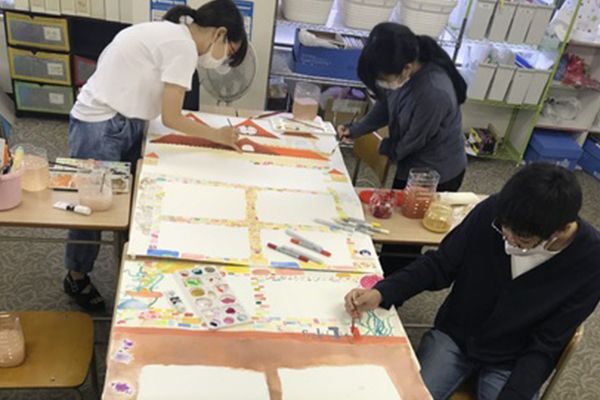 専用の練習スペースを使い全国制覇を目指す