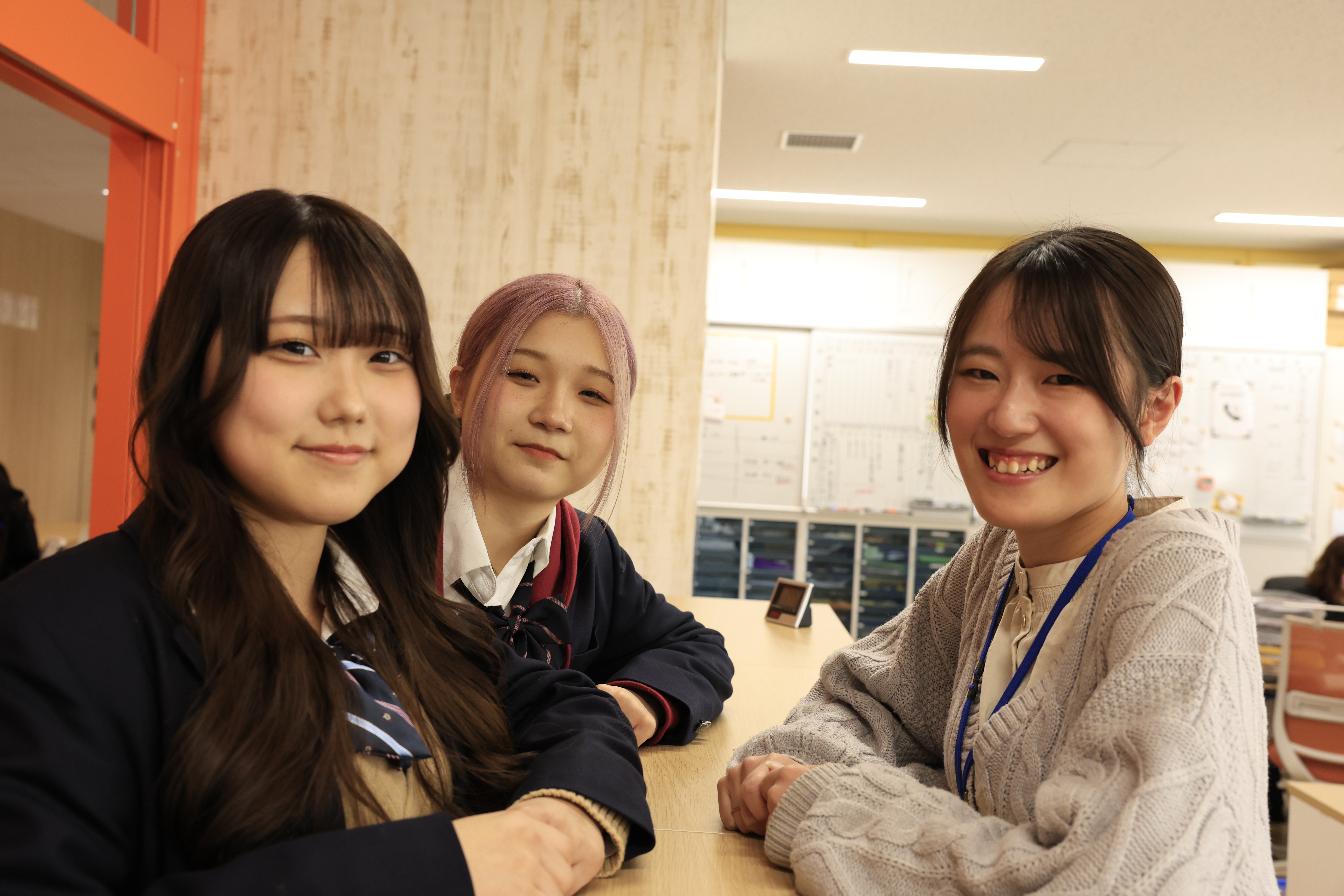 勉強や友達のこと、なんでも相談できる