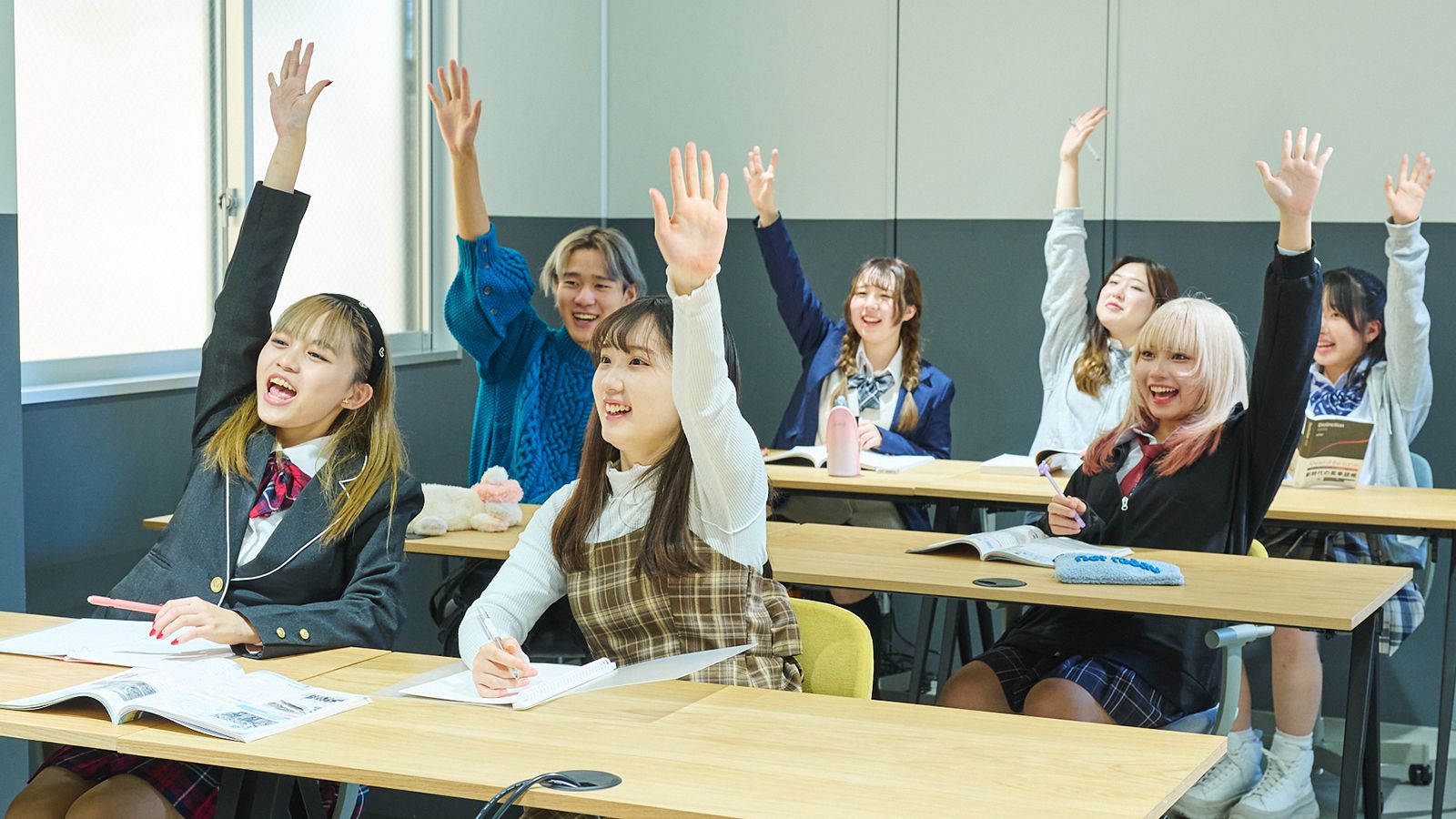 明るく活発な雰囲気の学校